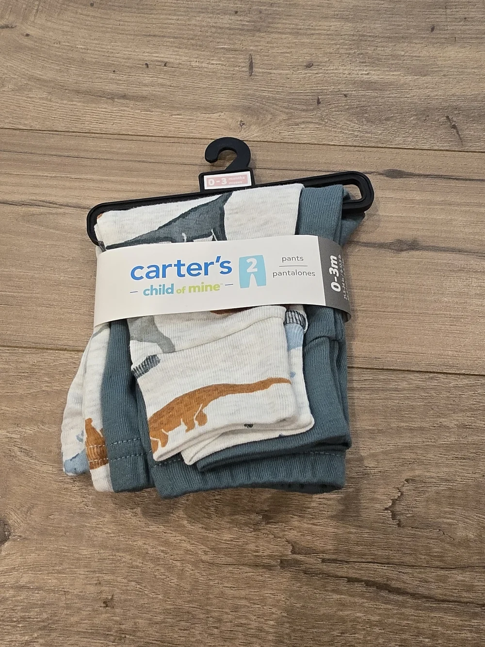 🌻 NWT Carters Baby Boy 2 Pack Pants Dinosaur  Multisize Avail Prem, 0-3M, 6-9M